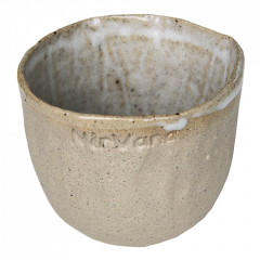 Ceramic mug - grey/cream